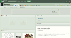 Desktop Screenshot of deepforest.deviantart.com