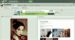 Desktop Screenshot of cocoadesert.deviantart.com