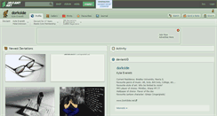 Desktop Screenshot of dorkside.deviantart.com