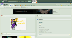 Desktop Screenshot of aerotex.deviantart.com