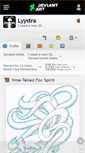 Mobile Screenshot of lyystra.deviantart.com