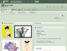 Tablet Screenshot of pawn--shop.deviantart.com