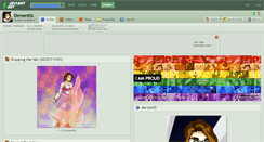 Desktop Screenshot of dementis.deviantart.com