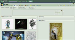 Desktop Screenshot of in-taier.deviantart.com