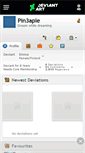 Mobile Screenshot of pin3aple.deviantart.com