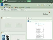 Tablet Screenshot of pin3aple.deviantart.com