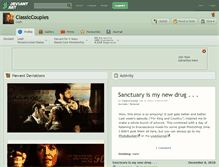 Tablet Screenshot of classiccouples.deviantart.com