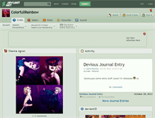 Tablet Screenshot of colorfullrainbow.deviantart.com