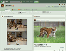 Tablet Screenshot of furlined.deviantart.com