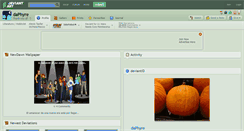 Desktop Screenshot of daphyre.deviantart.com