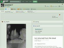 Tablet Screenshot of bullettkat17.deviantart.com