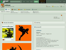 Tablet Screenshot of eddosan.deviantart.com