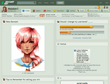 Tablet Screenshot of mzzazn.deviantart.com