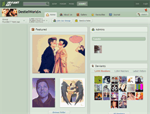 Tablet Screenshot of destielworld.deviantart.com