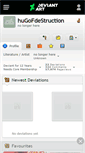Mobile Screenshot of hugofdestruction.deviantart.com