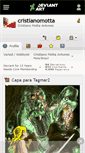 Mobile Screenshot of cristianomotta.deviantart.com