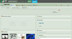 Desktop Screenshot of angel-noir.deviantart.com