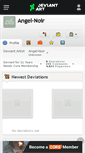 Mobile Screenshot of angel-noir.deviantart.com