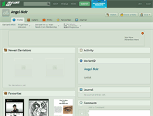 Tablet Screenshot of angel-noir.deviantart.com