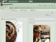 Tablet Screenshot of dravensinferno.deviantart.com