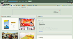 Desktop Screenshot of gorboman.deviantart.com