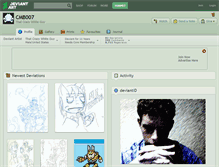 Tablet Screenshot of cmb007.deviantart.com