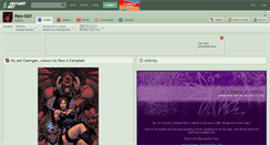 Desktop Screenshot of hex-girl.deviantart.com