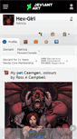 Mobile Screenshot of hex-girl.deviantart.com