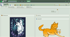 Desktop Screenshot of nyra350.deviantart.com