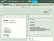 Tablet Screenshot of amoxcalli.deviantart.com