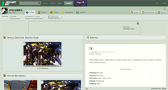 Desktop Screenshot of microdark.deviantart.com