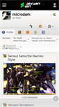 Mobile Screenshot of microdark.deviantart.com