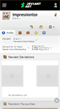 Mobile Screenshot of impressionize.deviantart.com