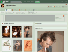 Tablet Screenshot of chameleon609.deviantart.com