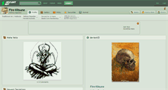 Desktop Screenshot of fire-kitsune.deviantart.com