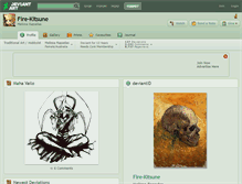 Tablet Screenshot of fire-kitsune.deviantart.com