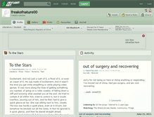 Tablet Screenshot of freakofnature00.deviantart.com