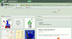 Desktop Screenshot of maggie64.deviantart.com