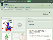 Tablet Screenshot of maggie64.deviantart.com