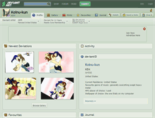 Tablet Screenshot of koinu-kun.deviantart.com