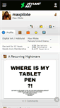 Mobile Screenshot of maxpilote.deviantart.com