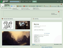 Tablet Screenshot of jeayna.deviantart.com