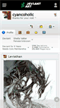 Mobile Screenshot of cyancoholic.deviantart.com