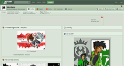 Desktop Screenshot of imontero.deviantart.com