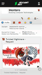 Mobile Screenshot of imontero.deviantart.com