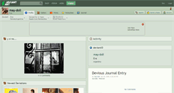 Desktop Screenshot of may-doll.deviantart.com