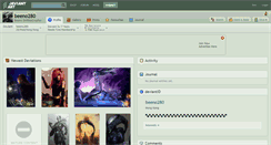 Desktop Screenshot of beeno280.deviantart.com