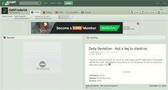 Desktop Screenshot of mattfrederick.deviantart.com