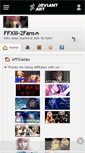 Mobile Screenshot of ffxiii-2fans.deviantart.com