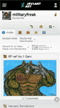 Mobile Screenshot of militaryfreak.deviantart.com
